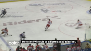 Hokejisté Vítkovic se dál propadají tabulkou