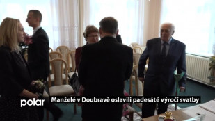 Manželé v Doubravě oslavili padesáté výročí svatby