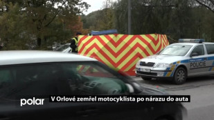 V Orlové zemřel motocyklista po nárazu do auta