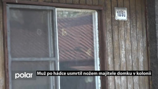 Muž po hádce usmrtil nožem majitele domku