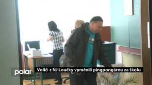 Voliči z NJ Loučky vyměnili pingpongárnu za školu