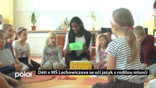 Děti v ostravské MŠ Lechowiczova se učí anglicky s rodilou mluvčí