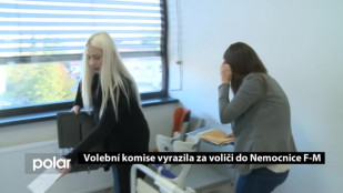 Volební komise vyrazila za voliči do nemocnice F-M