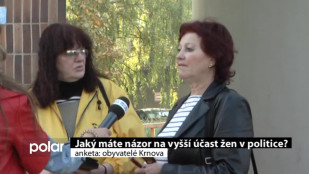 Lidé v MS kraji chtějí více žen do politiky 