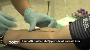 Karvinští studenti chtějí pravidelně darovat krev