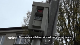 Nový radar v Orlové: stovky prohřešků denně