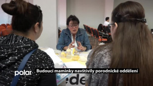 Budoucí maminky navštívily porodnické oddělení