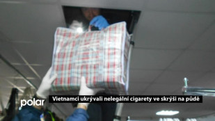 Vietnamci ukrývali nelegální cigarety ve skrýši na půdě