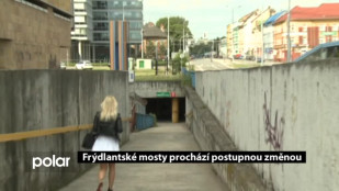Frýdlantské mosty v Ostravě prochází postupnou změnou