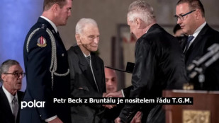 Petr Beck z Bruntálu je nositelem řádu T.G.M.