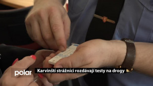 Strážníci v Karviné začali zájemcům vydávat testy na drogy