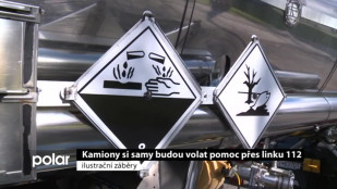 Kamiony si samy budou volat pomoc přes linku 112