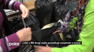 Lidé v MS kraji stále pomáhají lidem v nouzi