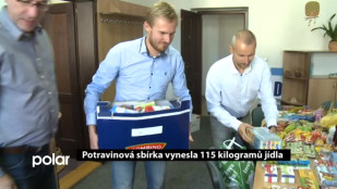 Potravinová sbírka ve F-M vynesla 115 kilogramů jídla