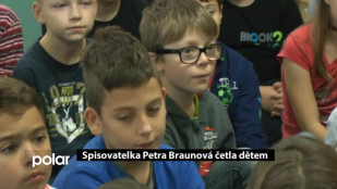 Spisovatelka Petra Braunová četla dětem