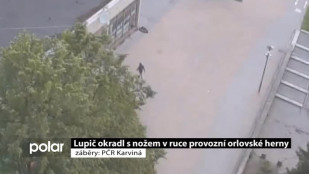 Lupič okradl s nožem v ruce provozní orlovské herny