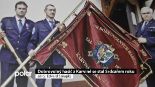 Dobrovolný hasič z Karviné se stal Srdcařem roku