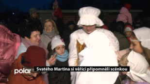 Svatého Martina si věřící připomněli scénkou