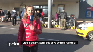 Lidé jsou zmatení, zda si ve svátek nakoupí