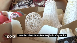 Vánoční trhy v Opavě nabízejí místní výrobky