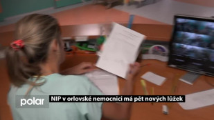 NIP v orlovské nemocnici má pět nových lůžek