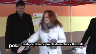 Nabíjecí stanice pro elektromobily v Bruntále