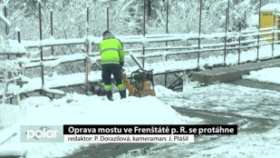 Oprava mostu ve Frenštátě p. R. se protáhne