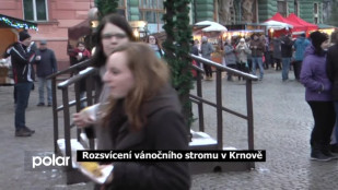 Rozsvícení vánočního stromu v Krnově