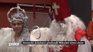 Děti z Dolan ukázali Mikuláši zimní show