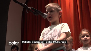 Mikuláš nezapomněl ani na děti z MŠ Hořany