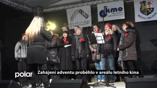 Zahájení adventu proběhlo v areálu letního kina