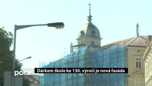 Dárkem škole ke 130. výročí je nová fasáda