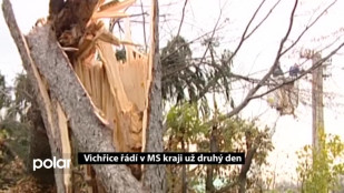 Vichřice řádí v MS kraji už druhý den