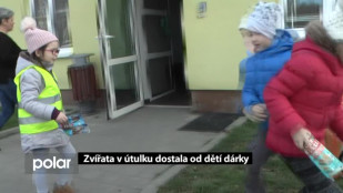 Zvířata v havířovském útulku dostala od dětí dárky