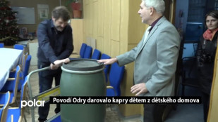 Povodí Odry darovalo kapry dětem z dětského domova