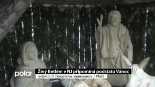 Živý Betlém v NJ připomíná podstatu Vánoc