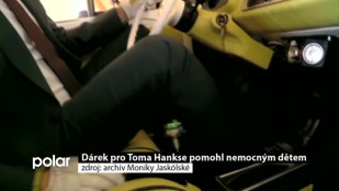 Dárek pro Toma Hankse pomohl i nemocným dětem