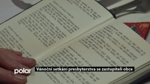 Vánoční setkání presbyterstva se zastupiteli obce