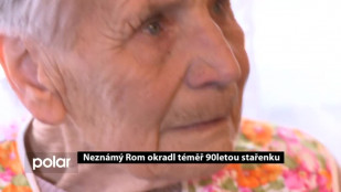 Neznámý Rom okradl téměř 90letou stařenku