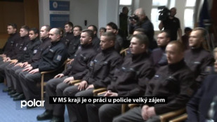 V MS kraji je o práci u policie velký zájem