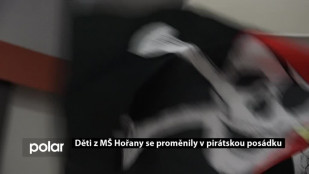 Děti z MŠ Hořany se proměnily v pirátskou posádku