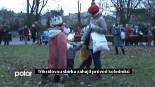 ​Tříkrálovou sbírku zahájil průvod koledníků