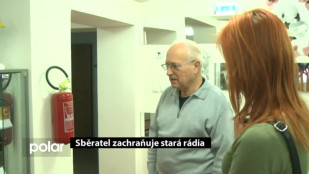 Sběratel zachraňuje stará rádia