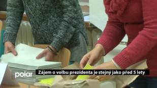 Zájem o volbu prezidenta je stejný jako před 5 lety