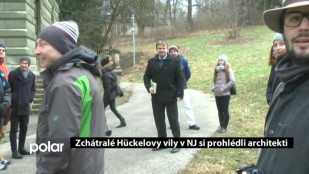 Zchátralé Hückelovy vily v NJ si prohlédli architekti