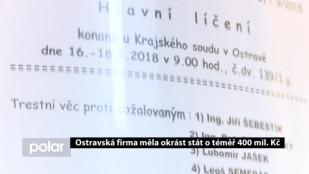 Ostravská firma měla okrást stát o téměř 400 mil. kč