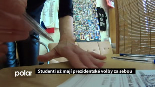 Studenti už mají prezidentské volby za sebou 