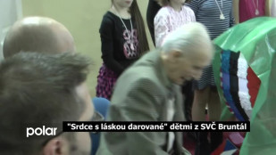 „Srdce s láskou darované“ dětmi z SVČ Bruntál