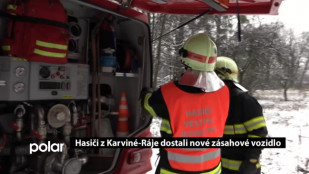 Hasiči z Karviné-Ráje dostali zásahové vozidlo