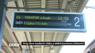 Kraj chce moderní vlaky a elektrizovanou železnici